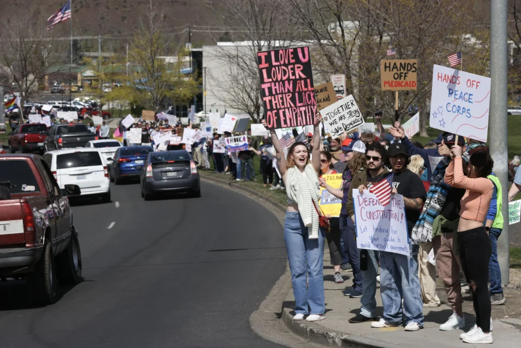 2025 Hands off Protest in Yakima (Photo by Evan Abell)