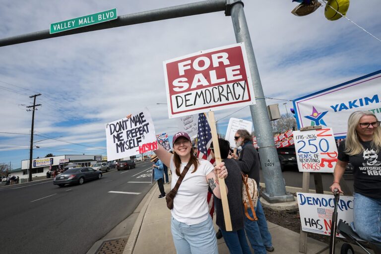 No Kings 3 Protest in Union Gap, Washington