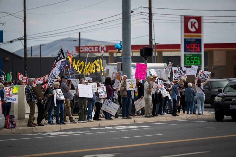 No Kings 3 Protest in Union Gap, Washington