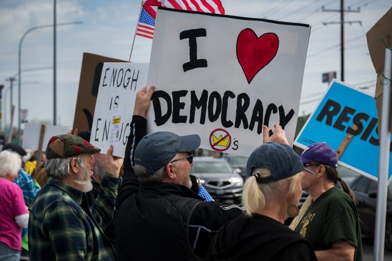 No Kings 3 Protest in Union Gap, Washington