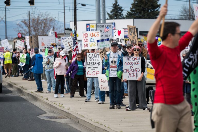 No Kings 3 Protest in Union Gap, Washington