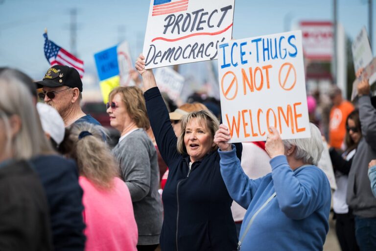 No Kings 3 Protest in Union Gap, Washington