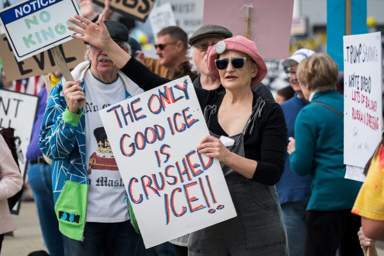 No Kings 3 Protest in Union Gap, Washington