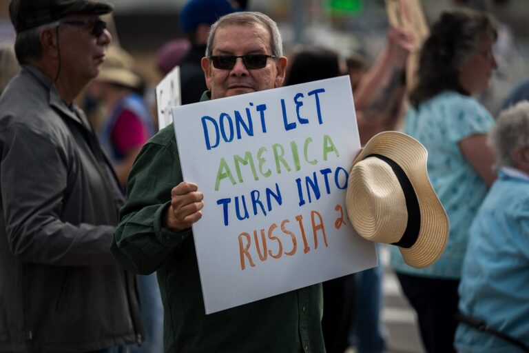 No Kings 3 Protest in Union Gap, Washington